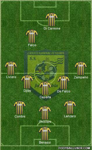 Juve Stabia Formation 2014