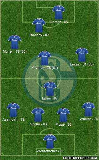 FC Schalke 04 Formation 2014