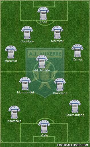 A.J. Auxerre Formation 2014