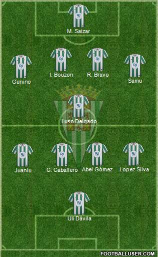 Córdoba C.F., S.A.D. Formation 2014