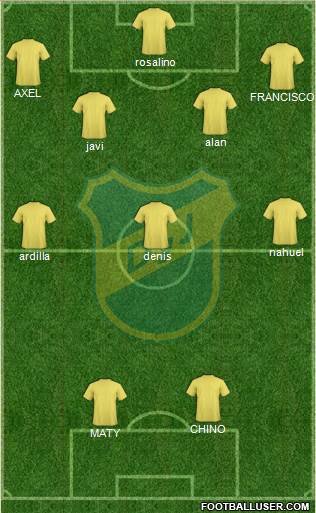 Defensa y Justicia Formation 2014