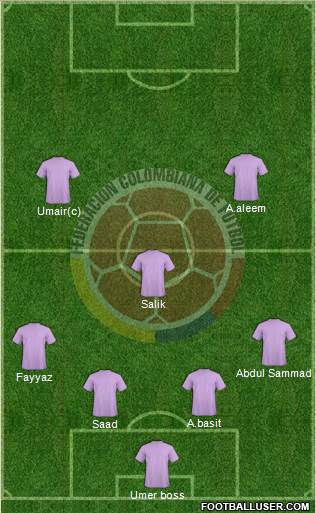 Colombia Formation 2014