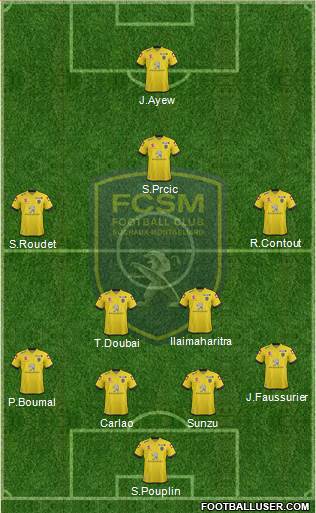 FC Sochaux-Montbéliard Formation 2014