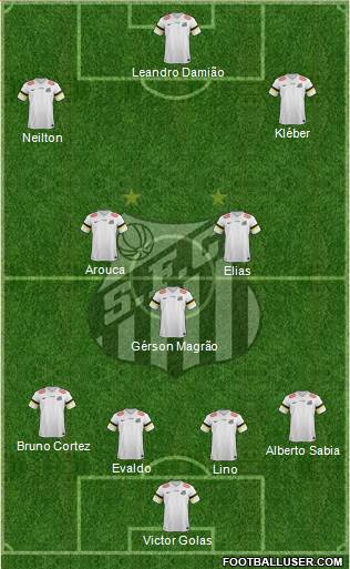 Santos FC Formation 2014