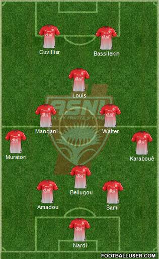 A.S. Nancy Lorraine Formation 2014