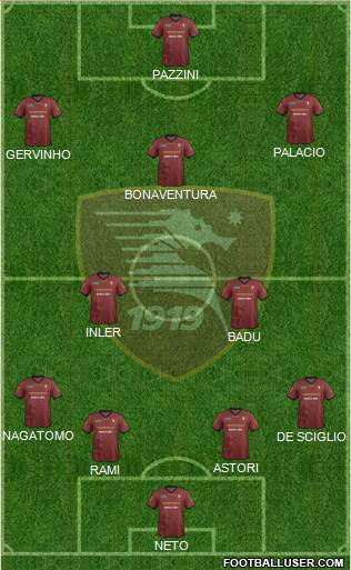 Salernitana Formation 2014