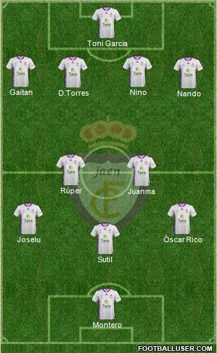 Real Jaén C.F. Formation 2014