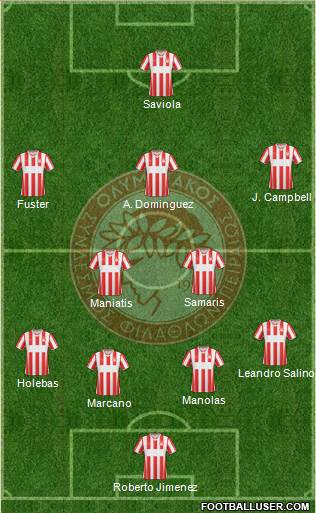 Olympiakos SF Piraeus Formation 2014