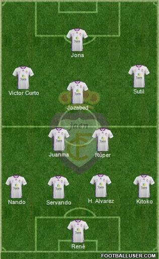 Real Jaén C.F. Formation 2014