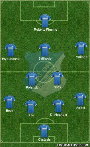 TSG 1899 Hoffenheim Formation 2014