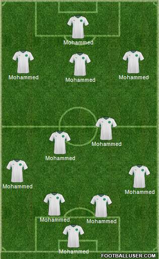 Saudi Arabia Formation 2014