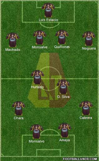 CC Deportes Tolima Formation 2014