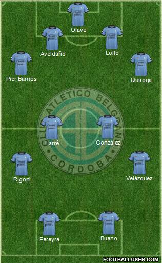 Belgrano de Córdoba Formation 2014