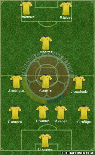 Colombia Formation 2014