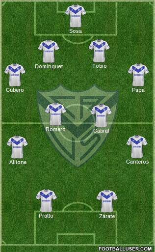 Vélez Sarsfield Formation 2014