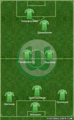 VfL Wolfsburg Formation 2014