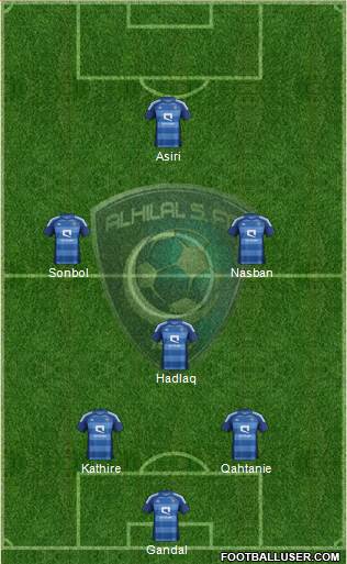 Al-Hilal (KSA) Formation 2014