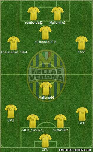 Hellas Verona Formation 2014