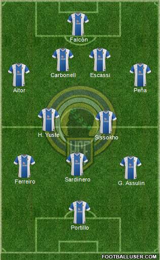 Hércules C.F., S.A.D. Formation 2014