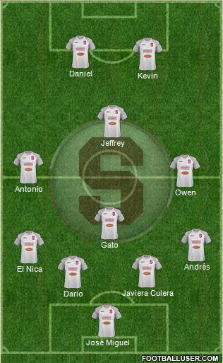 CD Saprissa Formation 2014