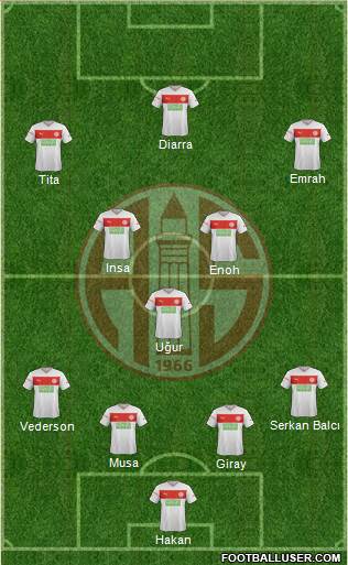 Antalyaspor A.S. Formation 2014