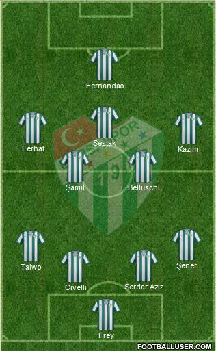 Bursaspor Formation 2014