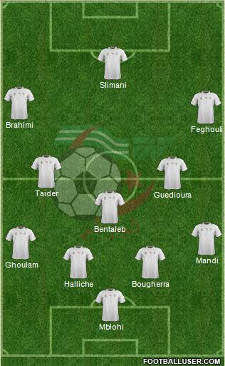 Algeria Formation 2014