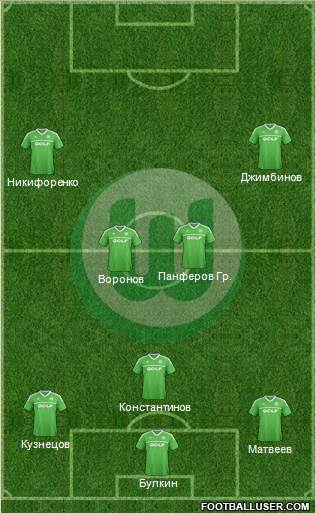 VfL Wolfsburg Formation 2014