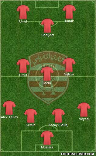 Club Africain Tunis Formation 2014