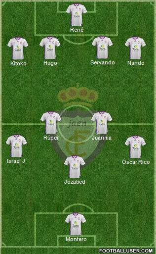 Real Jaén C.F. Formation 2014