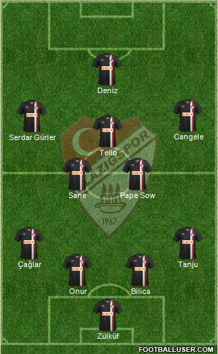 Elazigspor Formation 2014