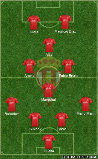 Real Sporting S.A.D. Formation 2014