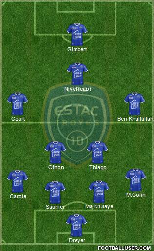 Esperance Sportive Troyes Aube Champagne Formation 2014