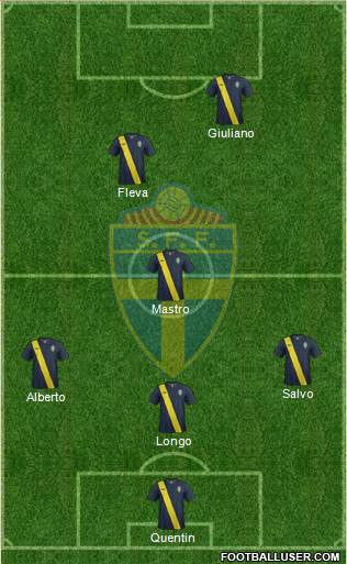 Sweden Formation 2014