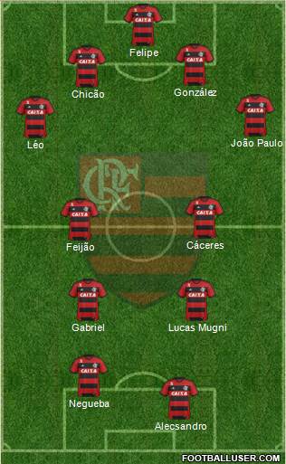 CR Flamengo Formation 2014