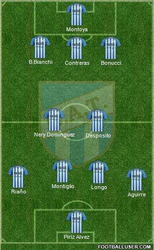 Atlético Tucumán Formation 2014