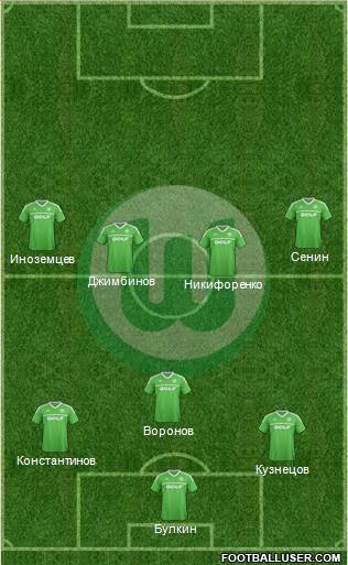 VfL Wolfsburg Formation 2014