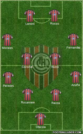 Chacarita Juniors Formation 2014