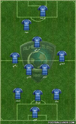 Al-Hilal (KSA) Formation 2014