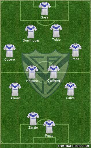 Vélez Sarsfield Formation 2014