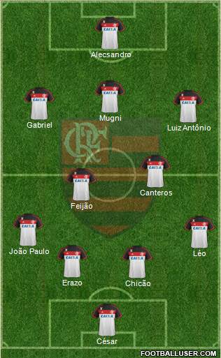 CR Flamengo Formation 2014