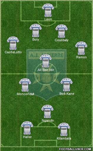 A.J. Auxerre Formation 2014