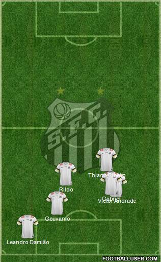 Santos FC Formation 2014