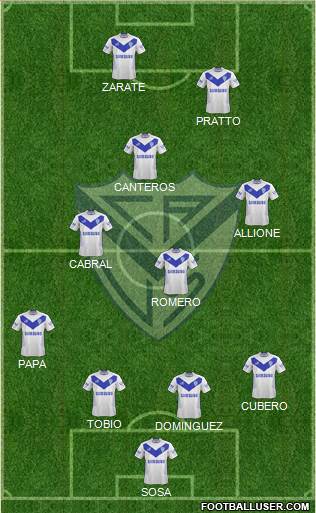 Vélez Sarsfield Formation 2014