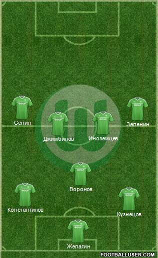 VfL Wolfsburg Formation 2014