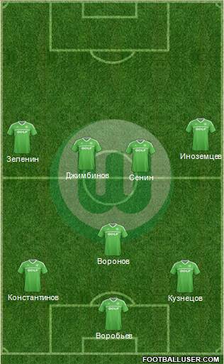 VfL Wolfsburg Formation 2014