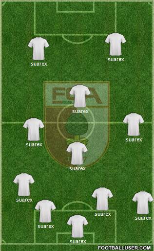 FC Augsburg Formation 2014