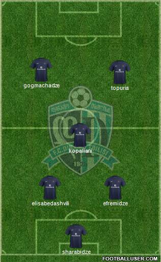 Dinamo Tbilisi Formation 2014