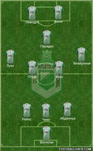 CDC Atlético Nacional Formation 2014