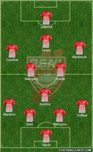 A.S. Nancy Lorraine Formation 2014